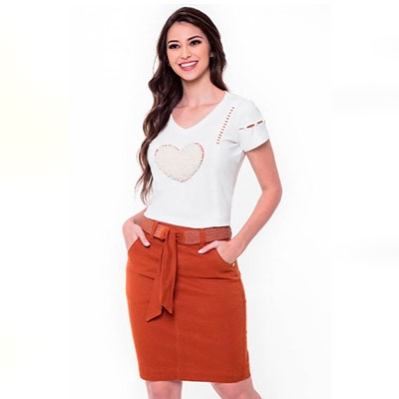 Blusa de Moda Evangélica Jardim Vazani - Blusas da Moda Evangélica