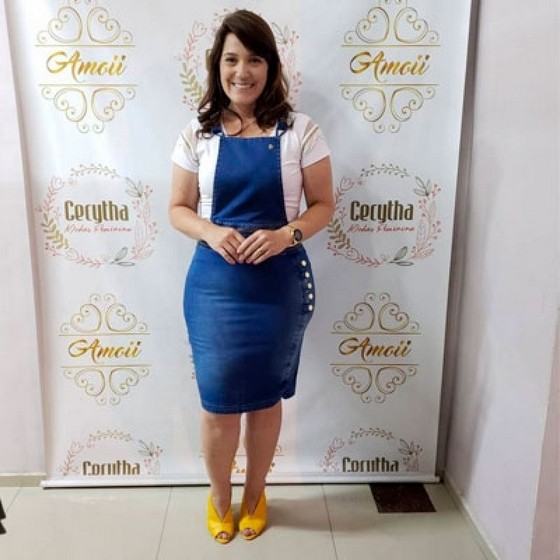 Lojas Que Tenham Vestido Jeans para Plus Size Vila Esperança - Vestido Jardineira Jeans Plus Size