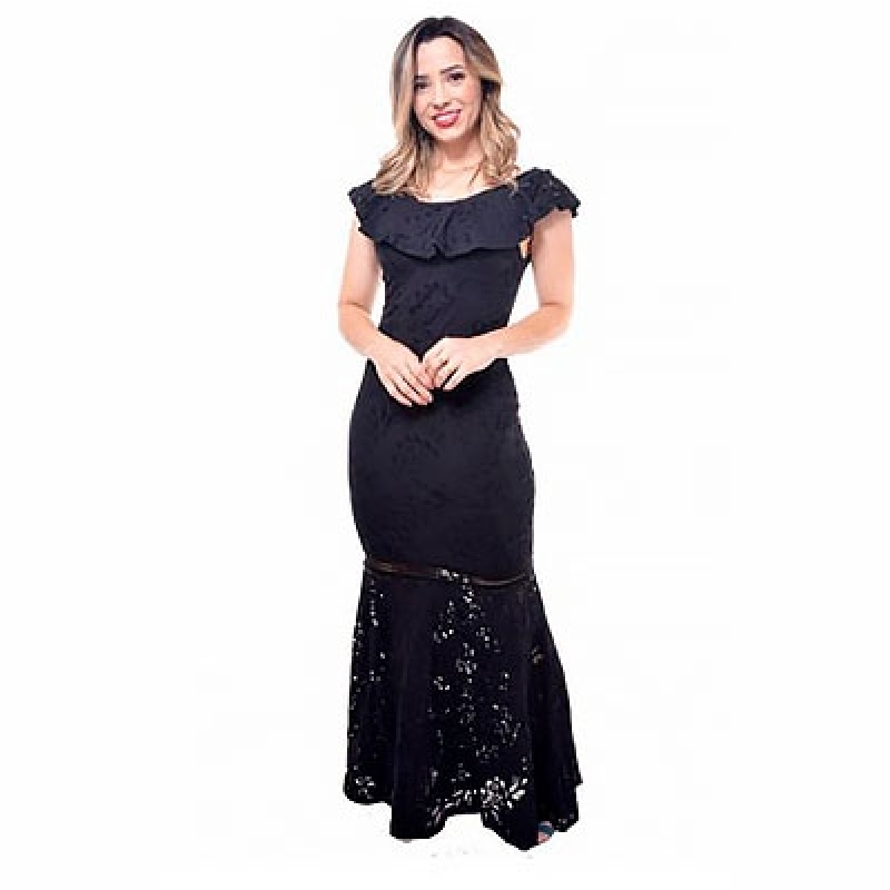 Onde Acho Vestido Tubinho de Renda Moda Evangélica Morumbi - Vestido Evangélico Tubinho