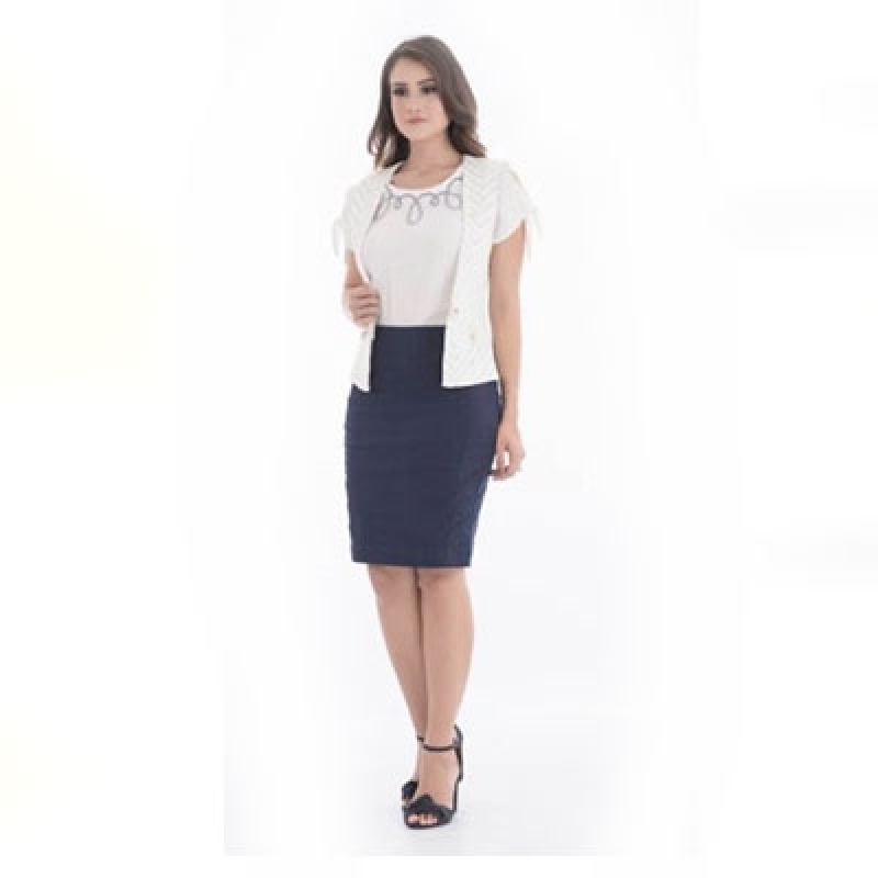 Qual o Preço Blusa Moda Evangélica Tipo Feminina Barro Branco - Blusa Feminina de Moda Evangélica