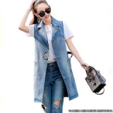 custo de colete jeans feminino comprido Sousas