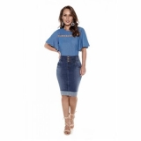 distribuição de saia jeans para evangélica Capão Redondo