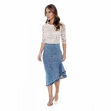 distribuição de saias jeans evangelica moda Parelheiros